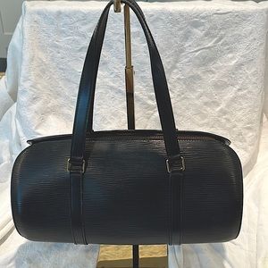 EUC Vintage Louis Vuitton Soufflot in Black Epi Leather